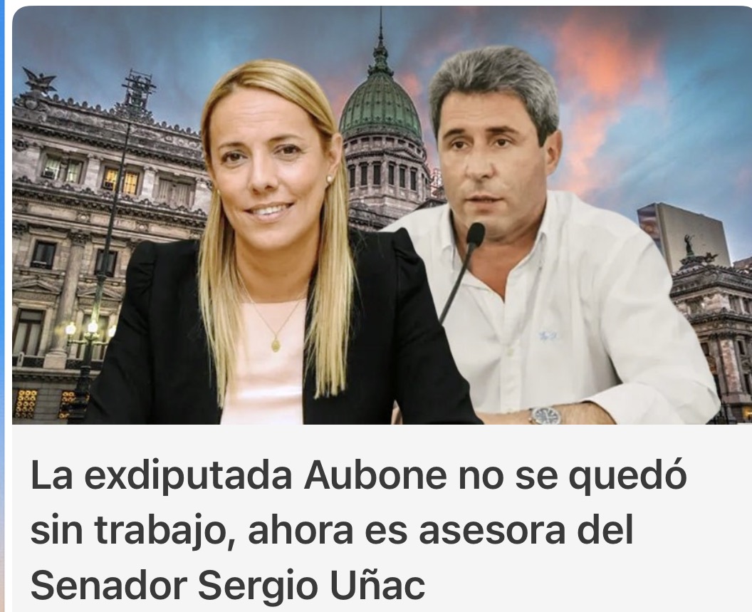 FABIOLA AUBONE, EX DIPUTADA NACIONAL, NO SUFRE LAS DIFICULTADES DEL DESEMPLEO
