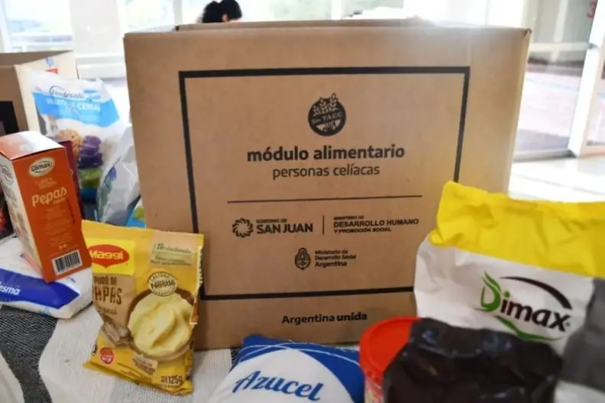 Nación retomará el financiamiento de módulos para 1.200 personas celíacas en San Juan