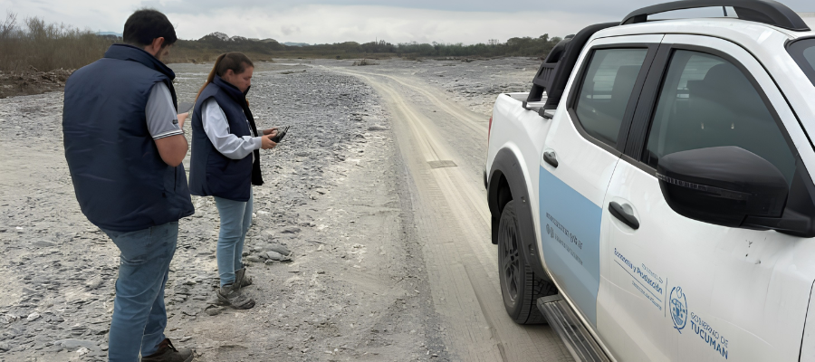 Tucumán usa drones para controlar canteras y extracción de áridos en cuencas sensibles