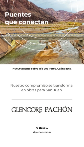 Los puentes de Glencore sobre los ríos Los Patos y Colorado entran en su etapa final